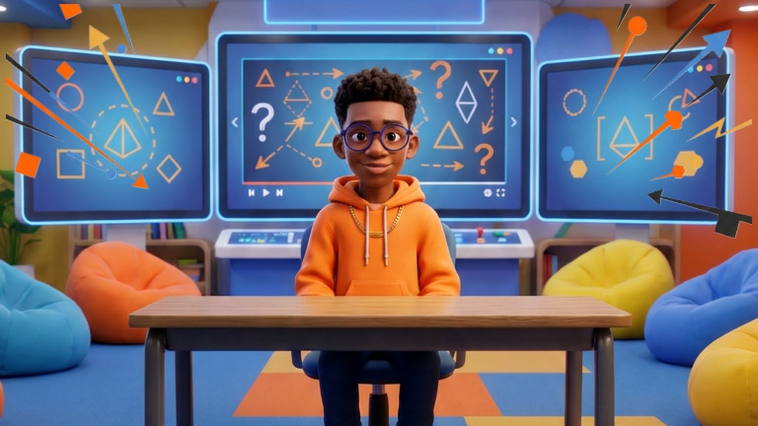 Chris, the animated host of Critical Thinking Weekly
